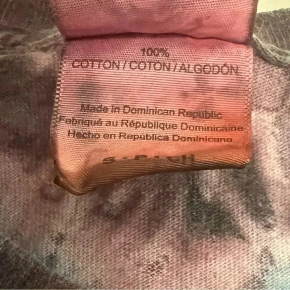 Vintage Y2K 101 Glass Studio Tie Dye Crop Top - Multi Color Size Small - Picture 3 of 7